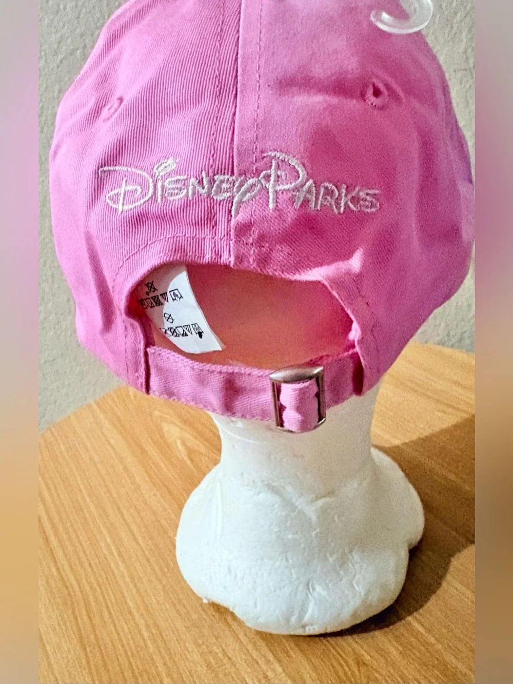 2025 Disney Parks Christmas Holiday Castle Ribbon Bow Pink Hat Cap Adjustable